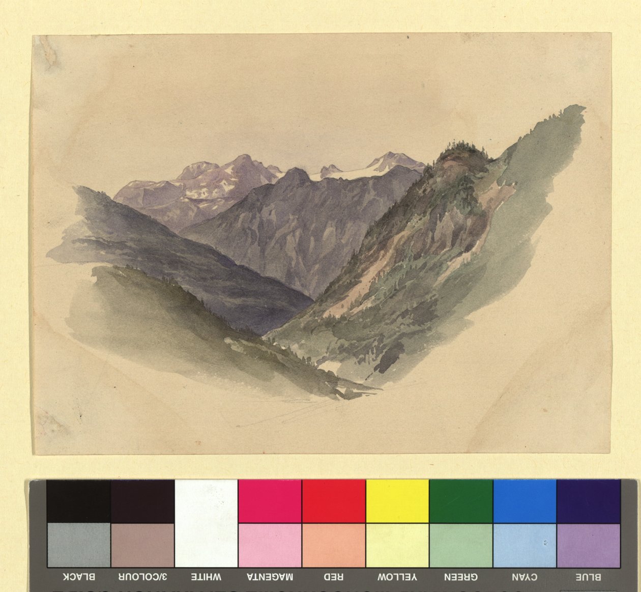 Fjelldal av Josef Kriehuber