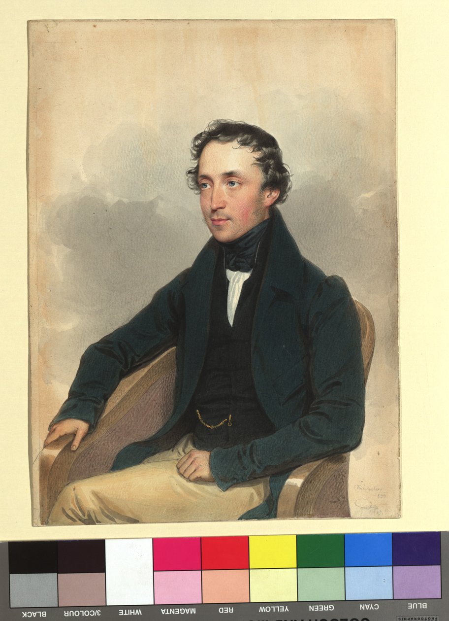 Josef baron von Bartenstein av Josef Kriehuber