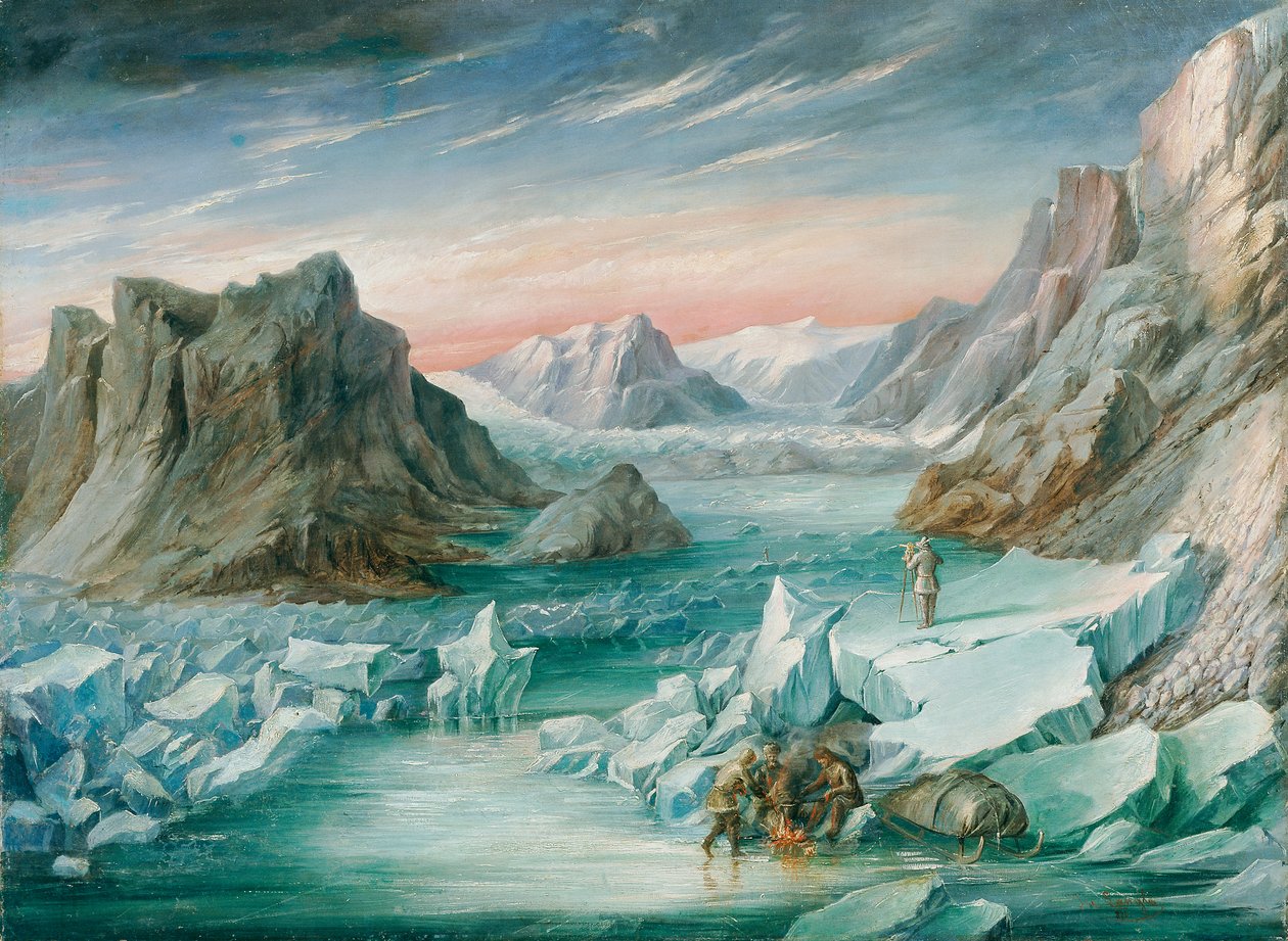 Den tyske nordpolekspedisjonen til Øst-Grønland 1869 av Josef Langl