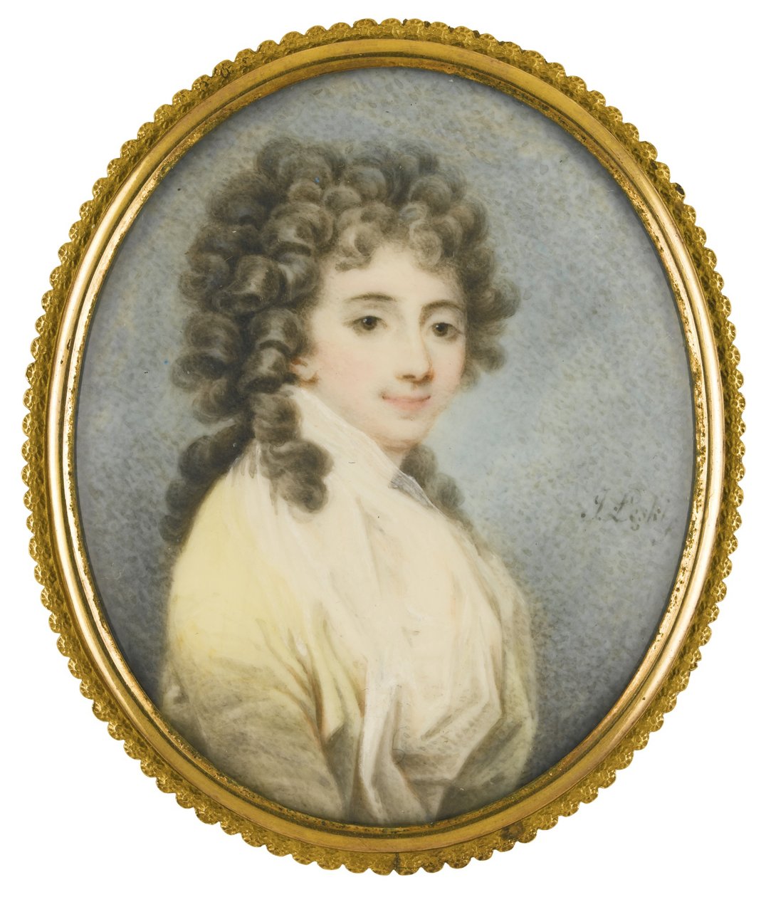 Portrett av grevinne Zofia Potocka-Witt 1760-1822, andre halvdel av 1700-tallet av Josef Leski