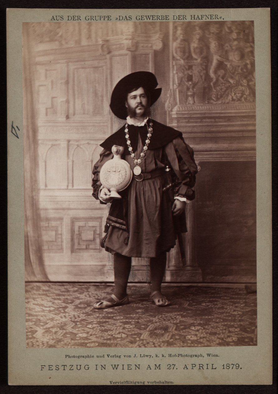 Jean Roth, skorsteinsfeier under Makart-paraden i 1879 av Josef Löwy