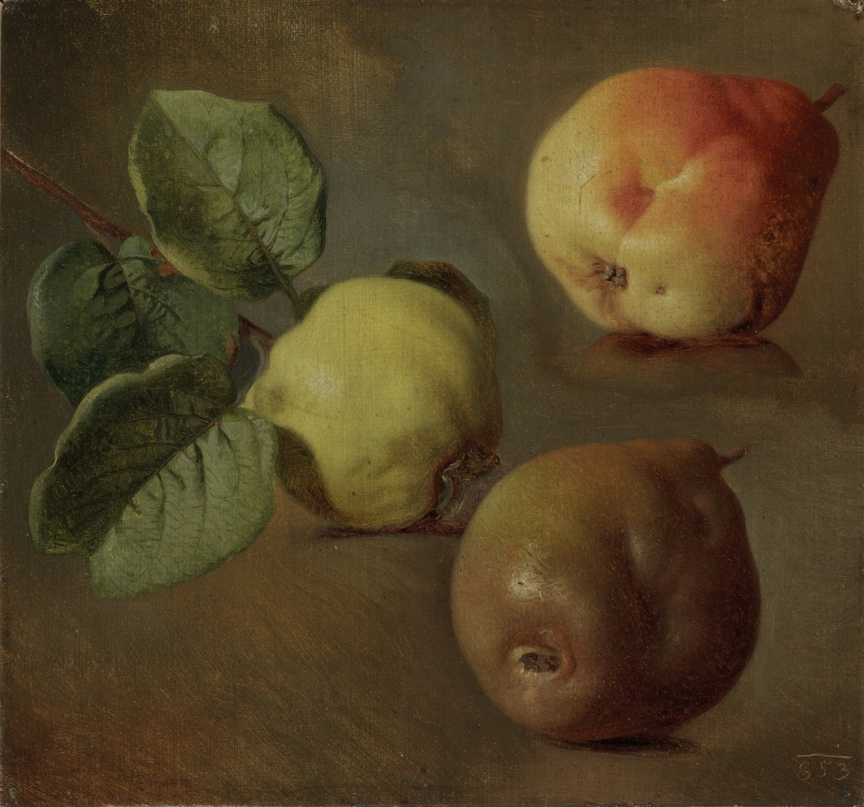 Les coings - Femten - Josef Navratil (1798-1865). olje på lerret av Josef Matěj Navrátil
