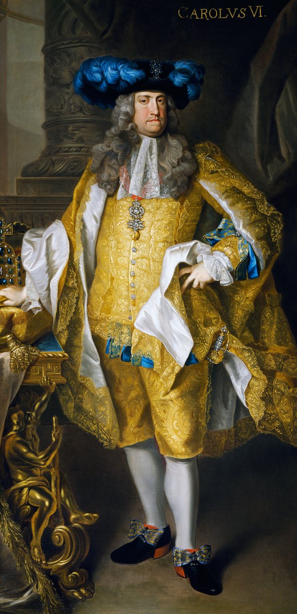 Portrett av Karl VI av Østerrike (Wien av Josef and Mayrhofer Friedrich Kiss