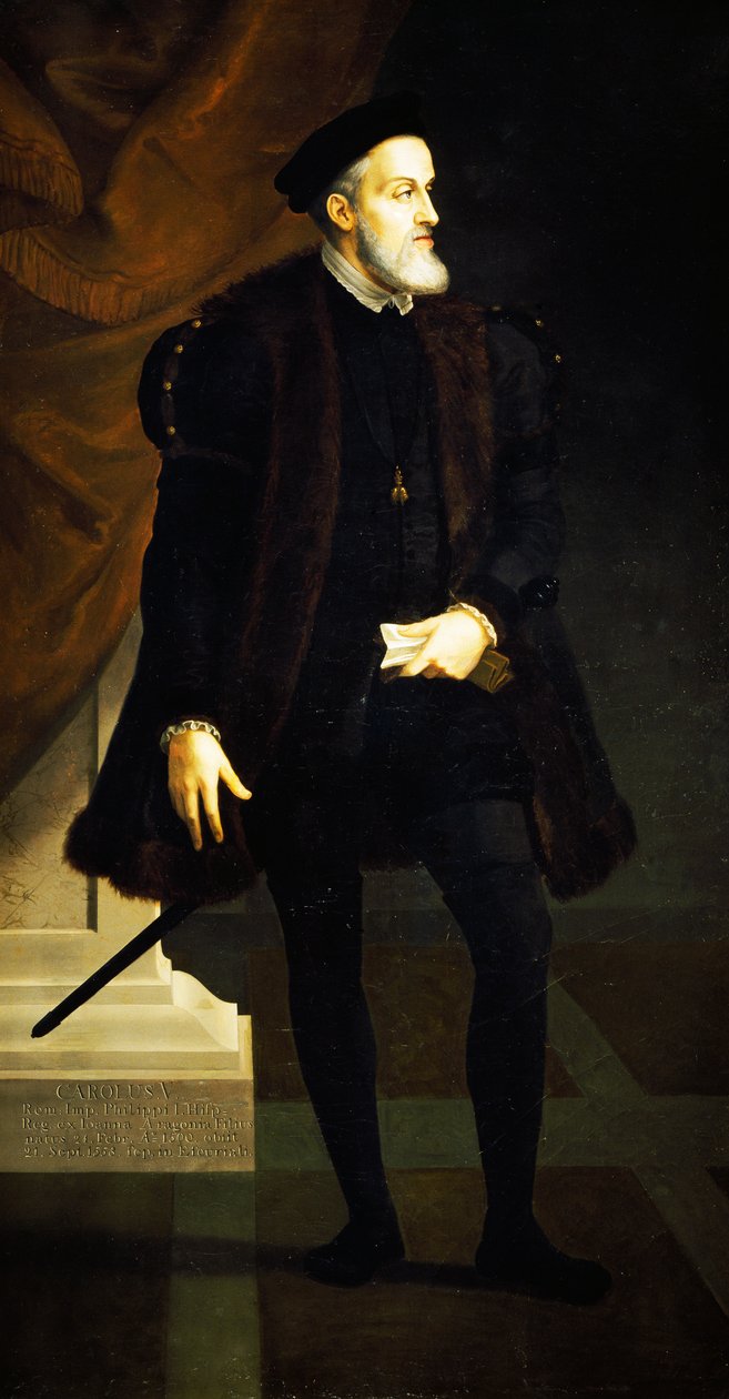 Portrett av Charles V (Gent av Josef and Mayrhofer Friedrich Kiss