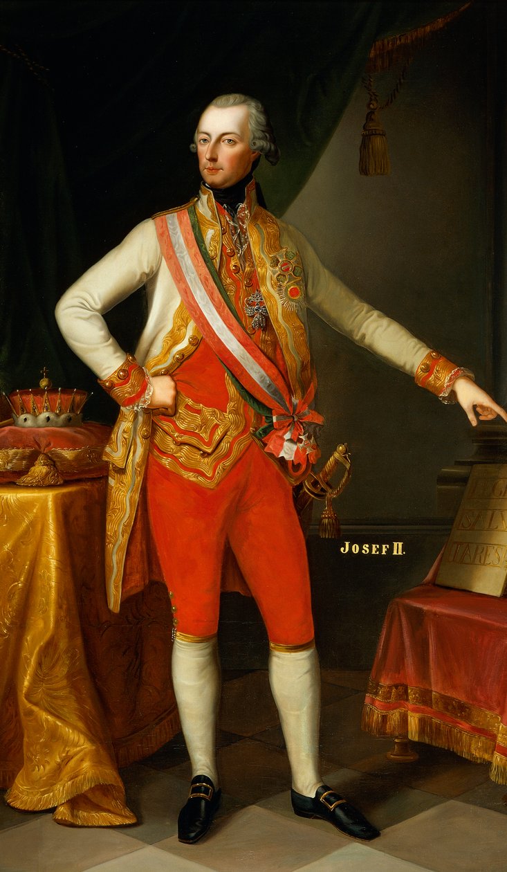 Portrett av Joseph II (Wien av Josef and Mayrhofer Friedrich Kiss