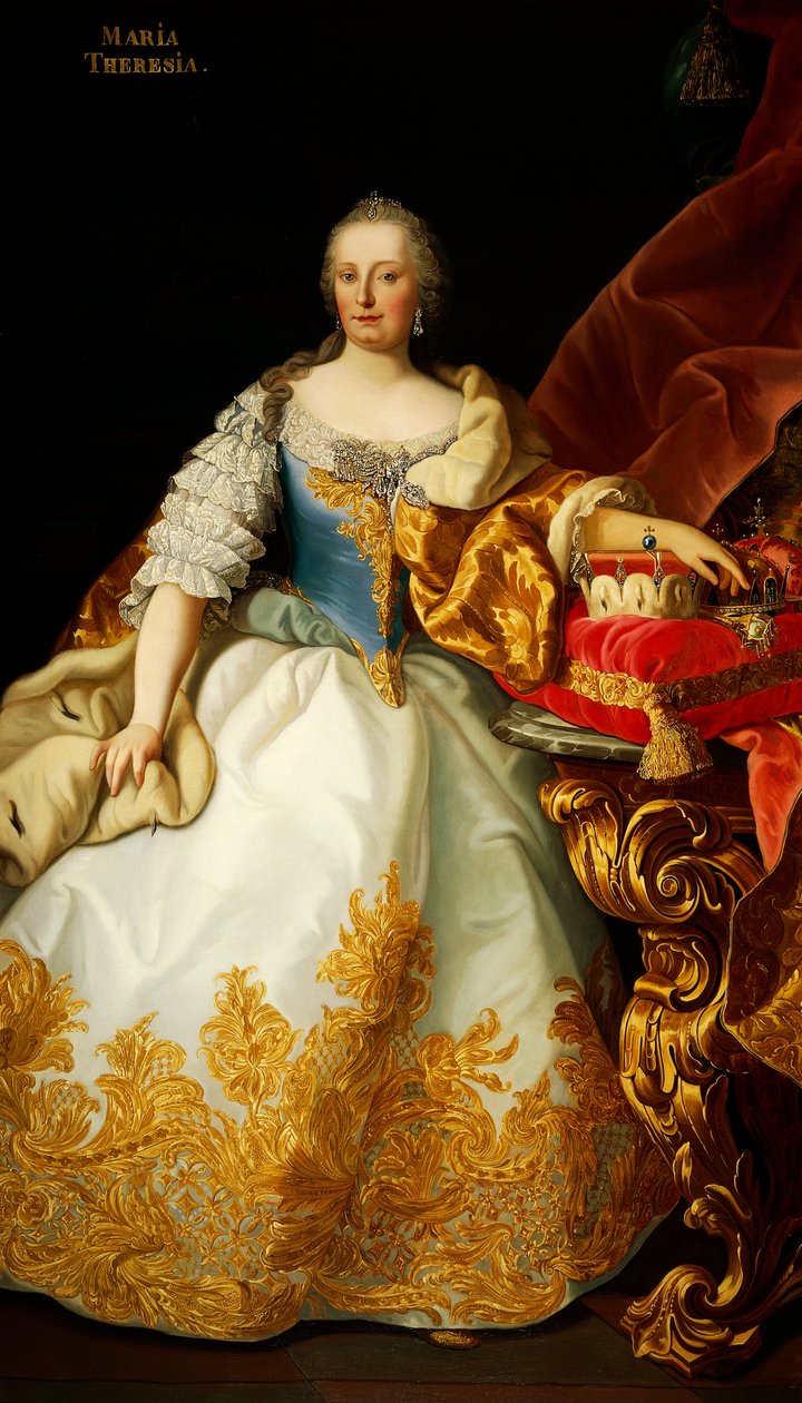 Portrett av Maria Theresia av Østerrike (Wien av Josef and Mayrhofer Friedrich Kiss