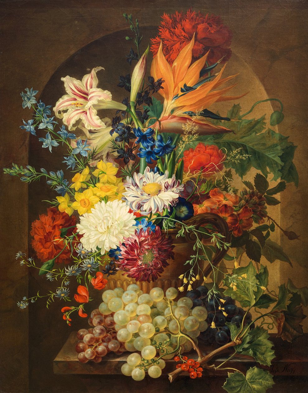 En haug med blomster av Josef Nigg