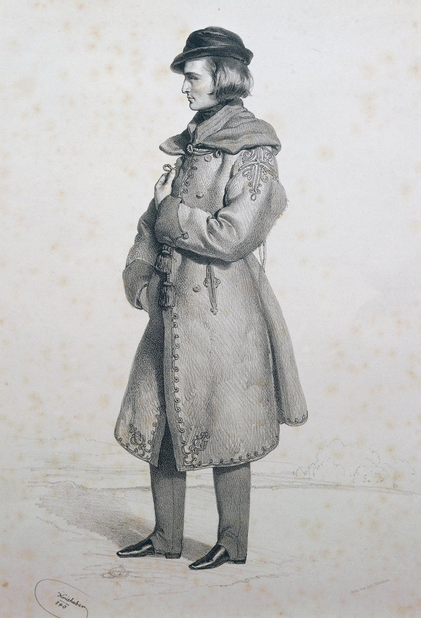 Portrett av Franz Liszt (Raiding av Josef Nikolaus Kriehuber