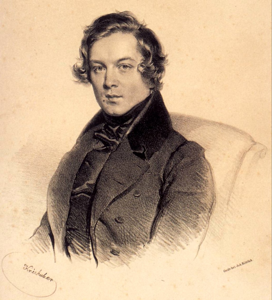 Robert Schumann 1810-1856, 1839 av Josef Nikolaus Kriehuber