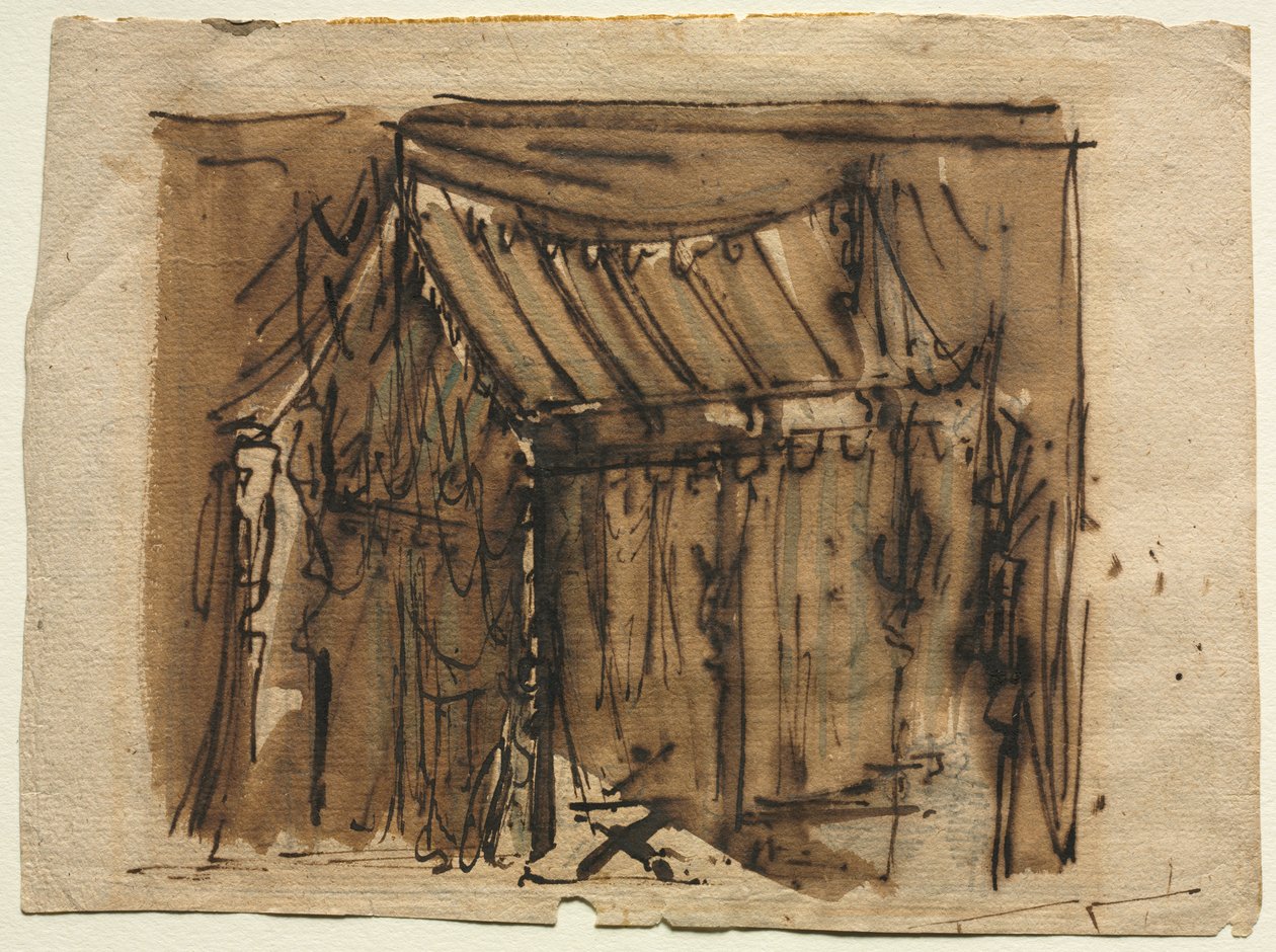 Tent (recto); Two Sketches (verso)   1308376   no       norwegian Successfully Translated  Original: Lucretia Stabbing Herself, late 15th - early 16th century. Translat: Lucretia Stabbing Herself, late 15th - early 16th century. 1209365 no norwegian Succes av Josef Platzer
