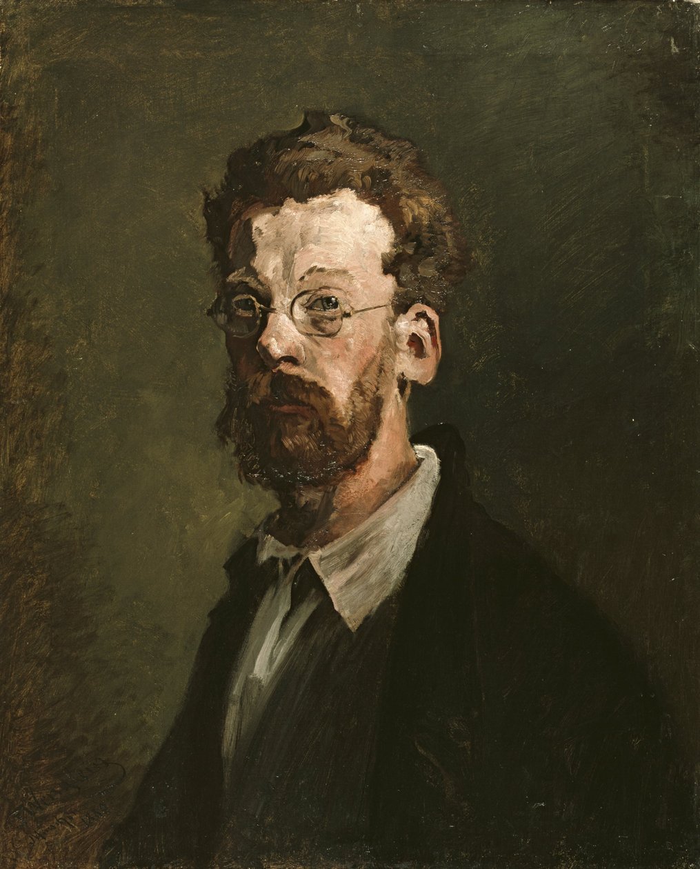 selvportrett av Josef Wenglein