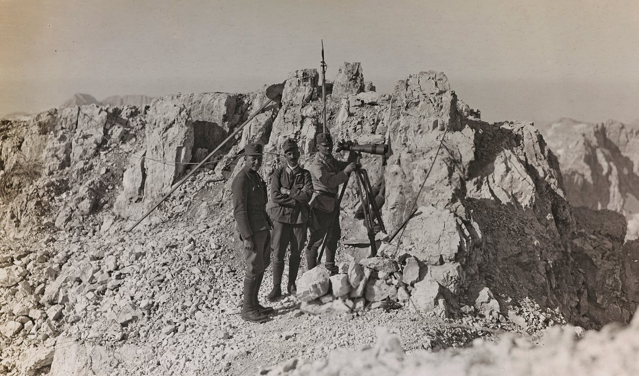 Album "Min verdenskrig - minner fra den sørvestlige fronten i Kärnten, Italia, Trentino-Alto Adige) 31/03/1915-12/11/ 1918 - Josef Zohles Wien ": Erkehertug av Østerrike Ferdina av Josef Zohles