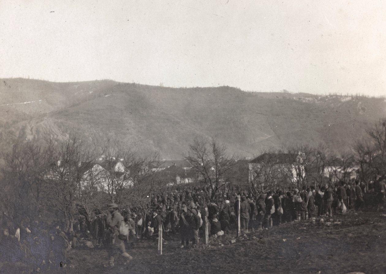 Album "Min verdenskrig - minner fra den sørvestlige fronten i Kärnten, Italia, Trentino-Alto Adige) 31/03/1915-12/11/ 1918 - Josef Zohles Wien ": fanger (s/hv-bilde) av Josef Zohles