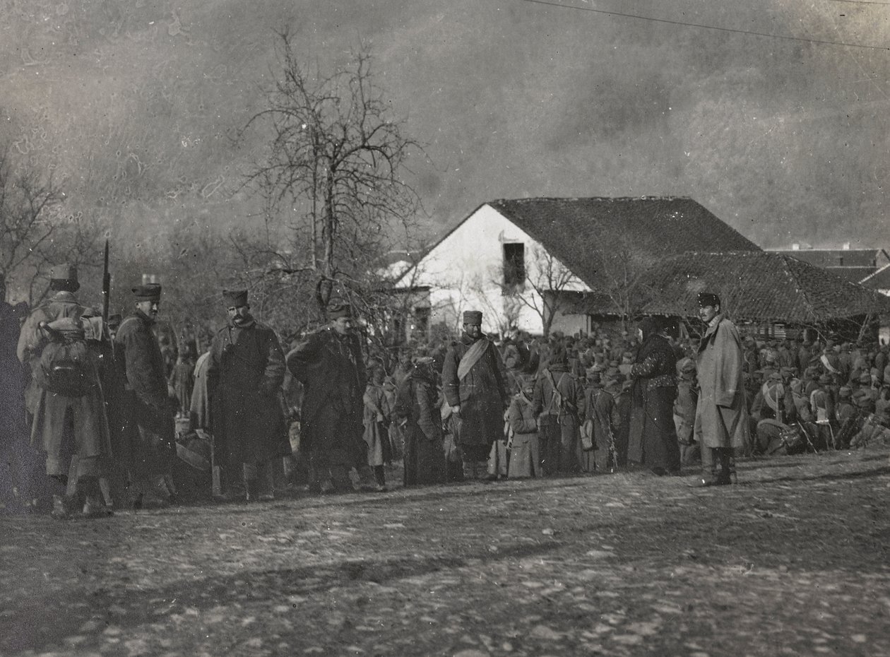 Album "Min verdenskrig - minner fra den sørvestlige fronten i Kärnten, Italia, Trentino-Alto Adige) 31/03/1915-12/11/ 1918 - Josef Zohles Wien ": fanger (s/hv-bilde) av Josef Zohles