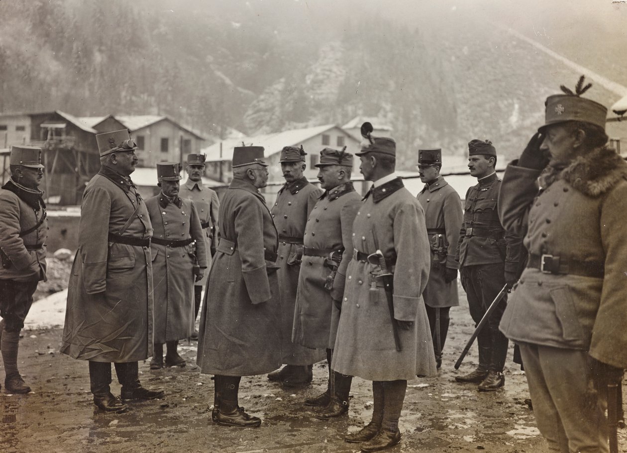 Album "Min verdenskrig - minner om den sørvestlige fronten i Kärnten, Italia, Trentino-Alto Adige) 31/03/1915-12/11/ 1918 - Josef Zohles Wien ": Erkehertugen Fredrik av av Josef Zohles