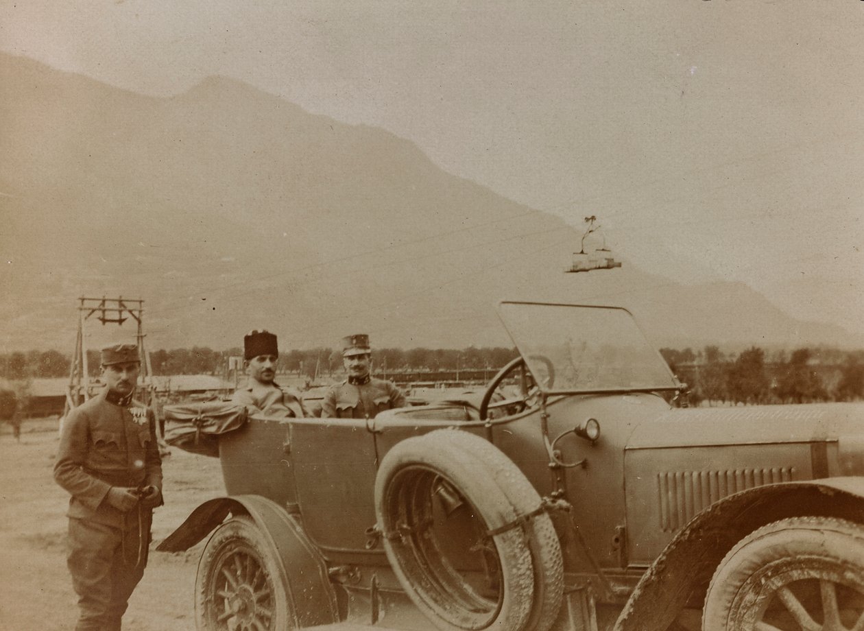 Album "Min verdenskrig - minner fra den sørvestlige fronten i Kärnten, Italia, Trentino-Alto Adige) 31/03/1915-12/11/ 1918 - Josef Zohles Vienna ": generell tyrkisk i en krigszo av Josef Zohles