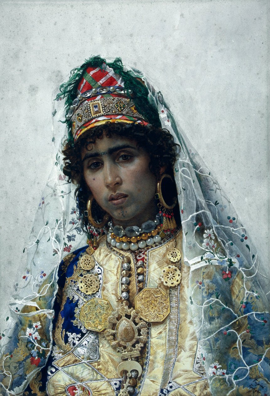 Berber brud av Josep Tapiró