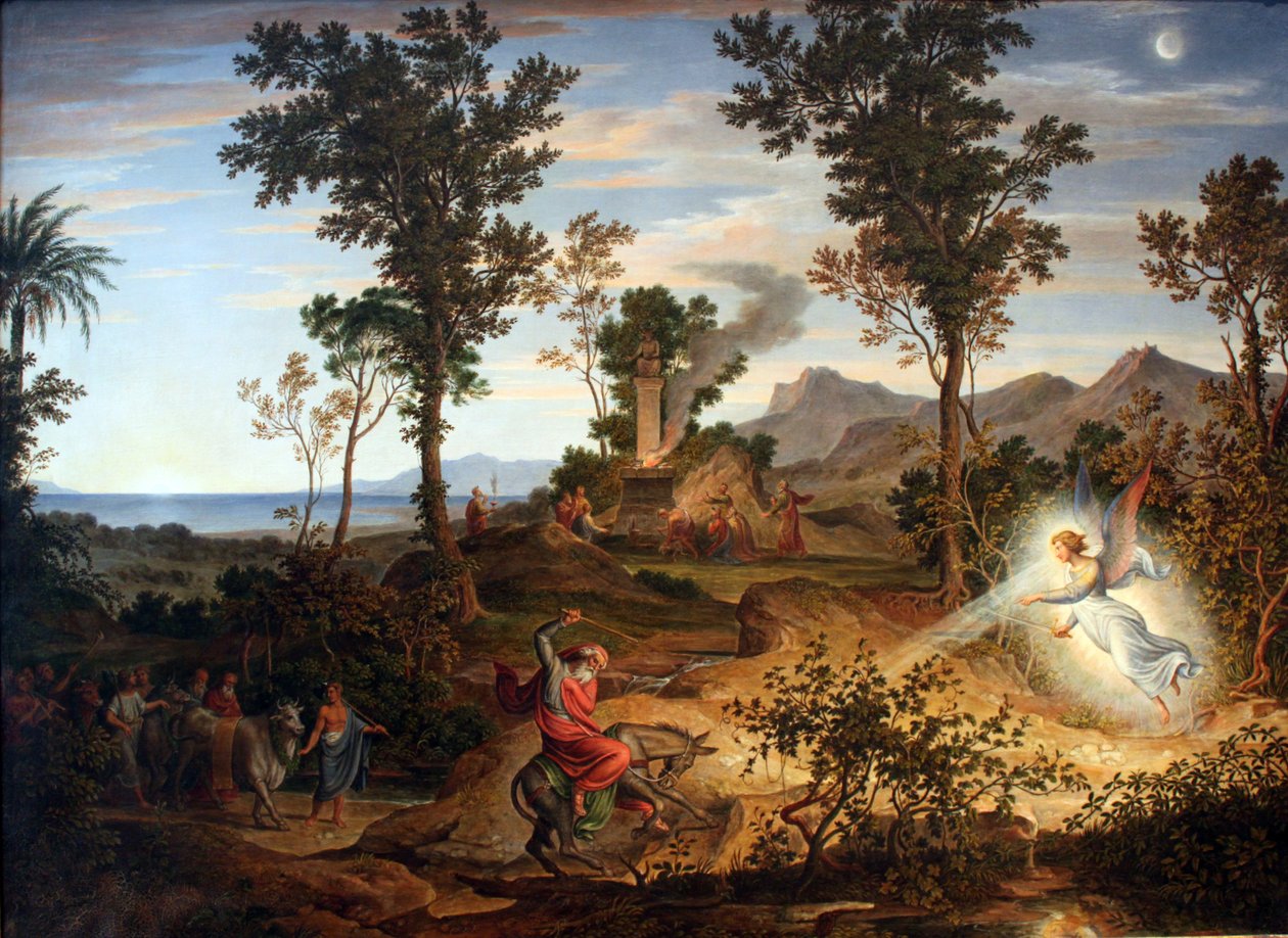 Landskap med Bileam av Joseph Anton Koch