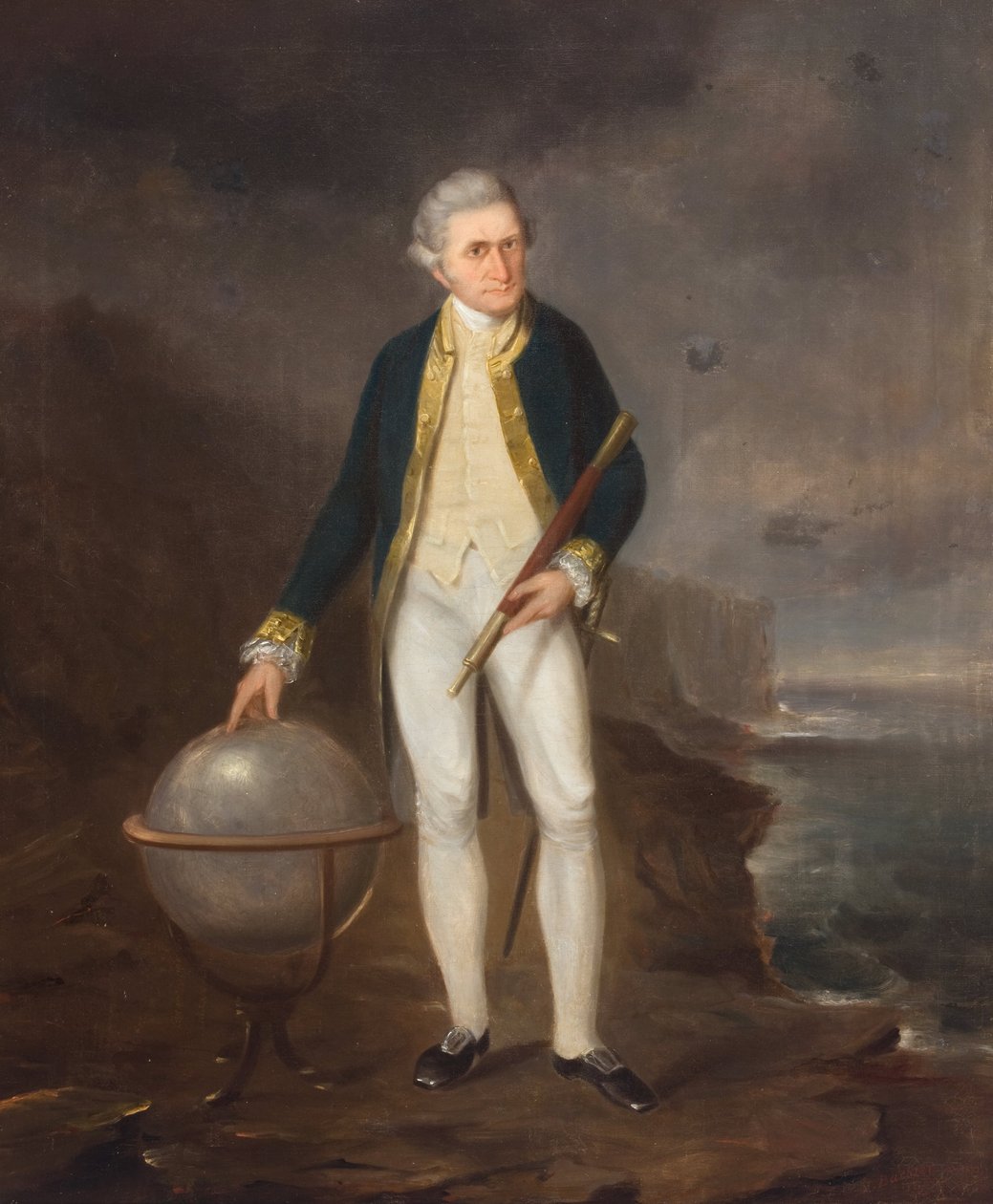 Kaptein Cook på kysten av New South Wales av Joseph Backler