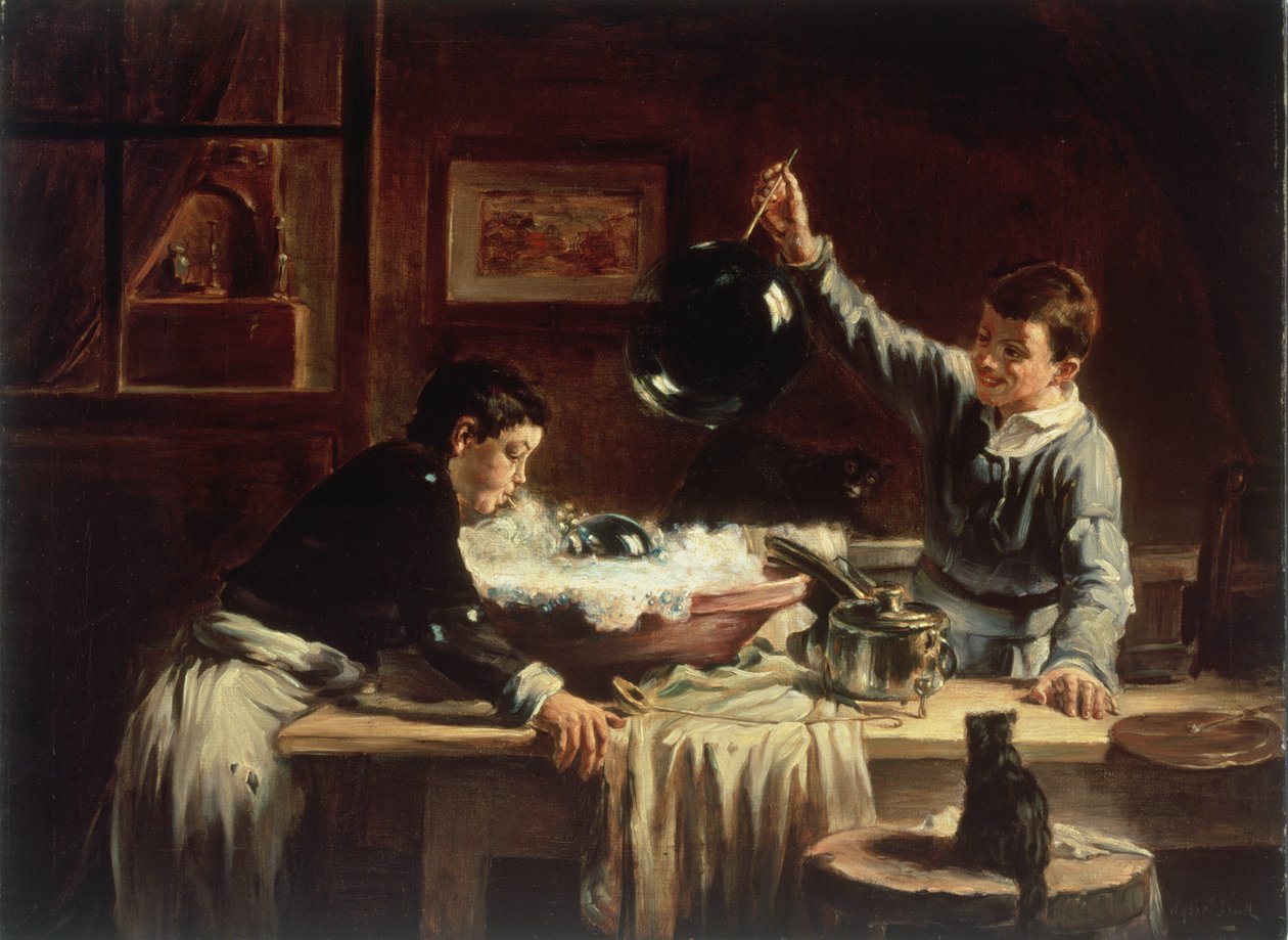 Blåser bobler, 1899 av Joseph Bail
