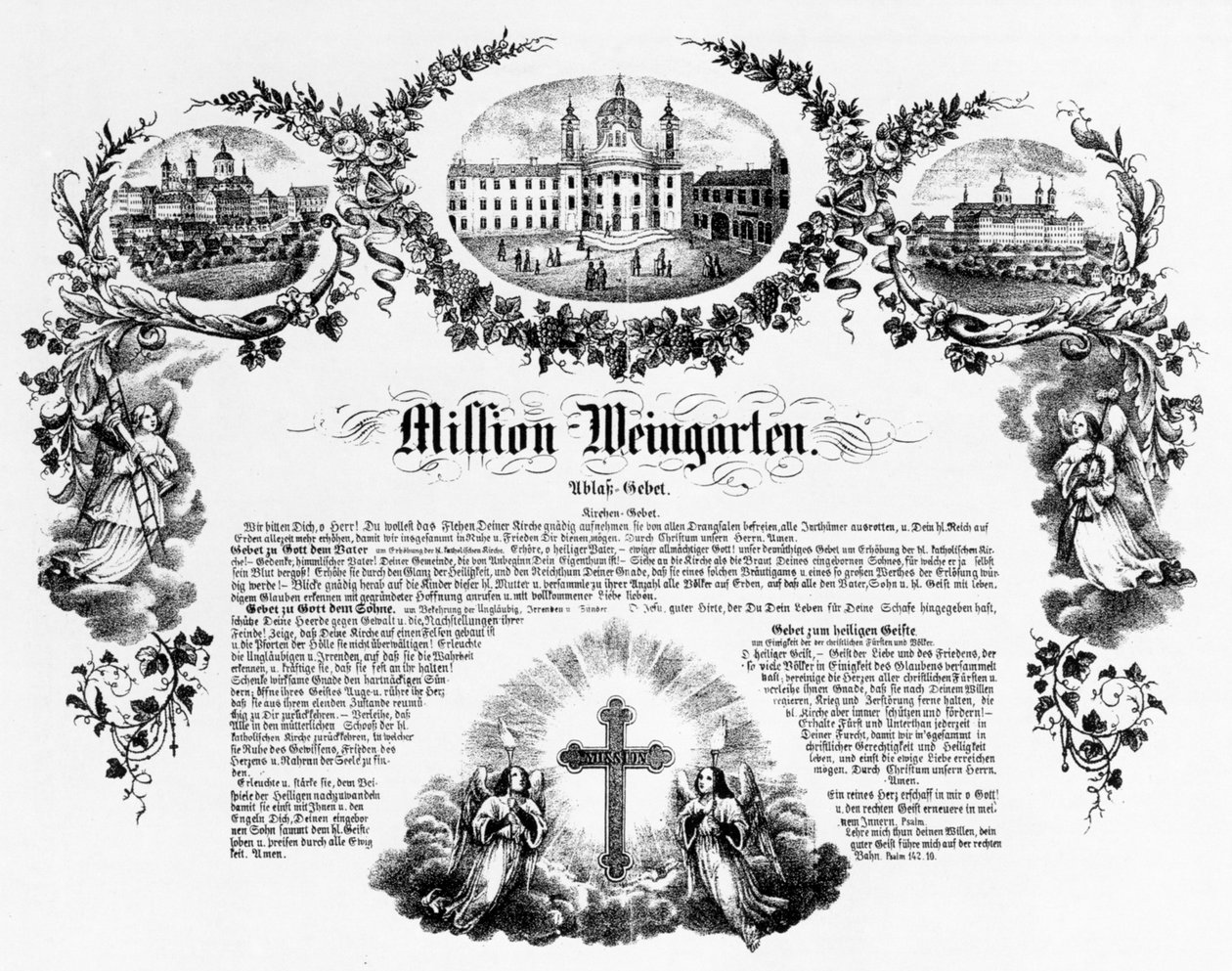 Mission Weingarten avlatsbønn av Joseph Bayer