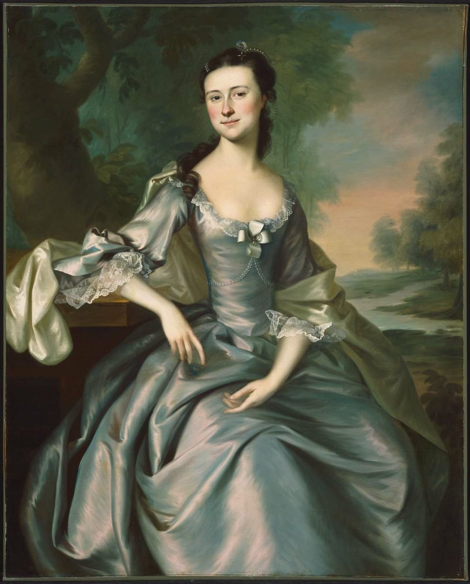 Portrett av Susan Apthorp (Mrs. Thomas Bulfinch) av Joseph Jonathan Blackburn