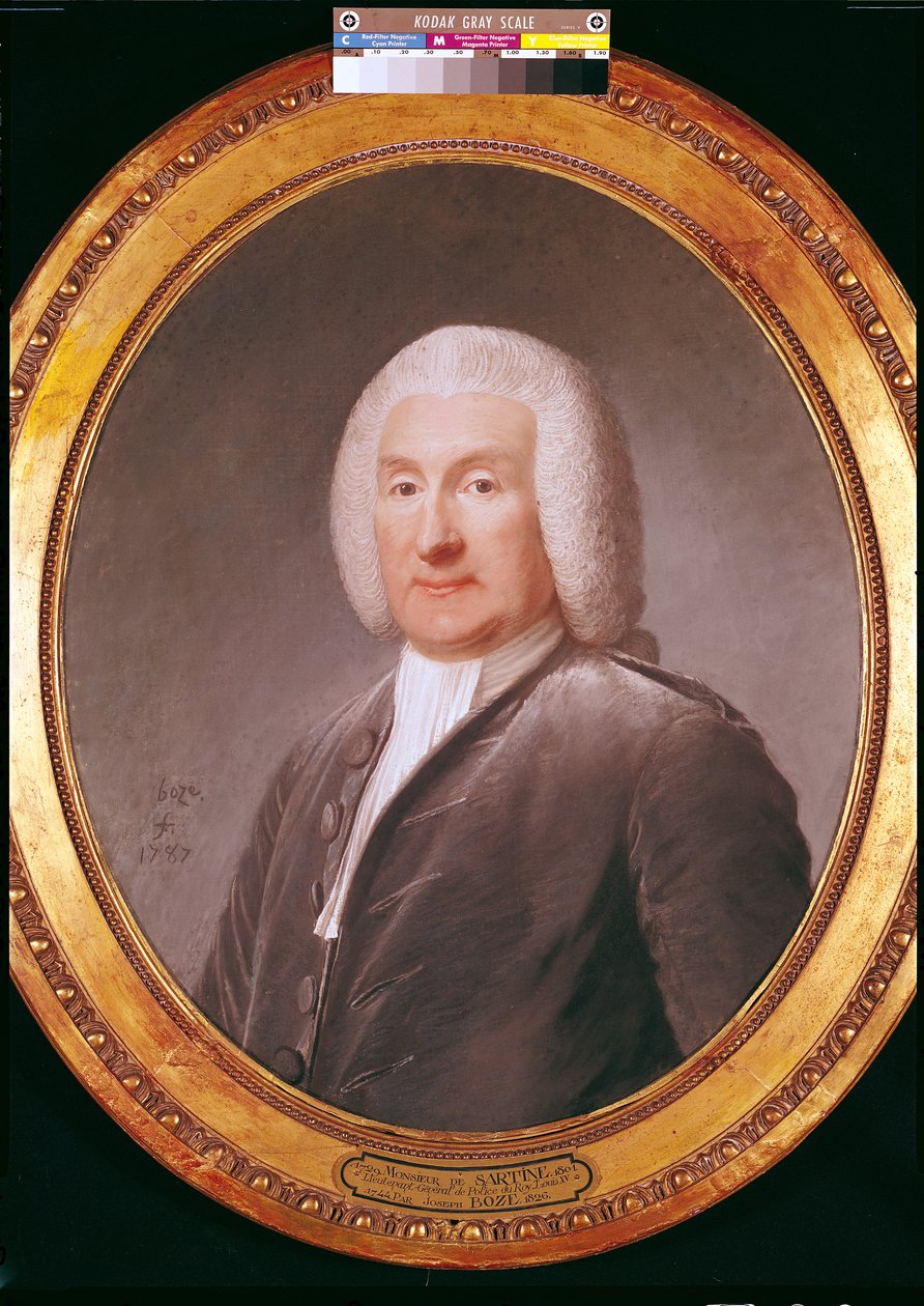 Antoine de Sartine (1729-1801) greve av Alby, 1787 av Joseph Boze