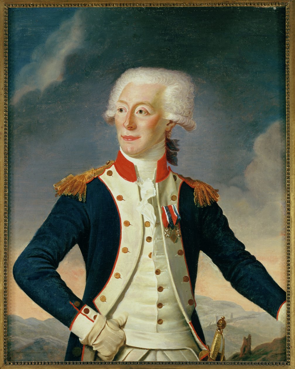 Marquis Marie-Joseph-Paul-Yves-Roch-Gilbert du Motier de Lafayette, 1790 av Joseph Boze