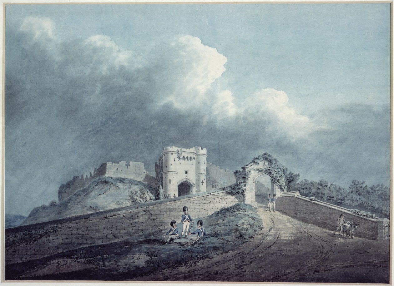 Carisbrooke Castle av Joseph Charles Barrow