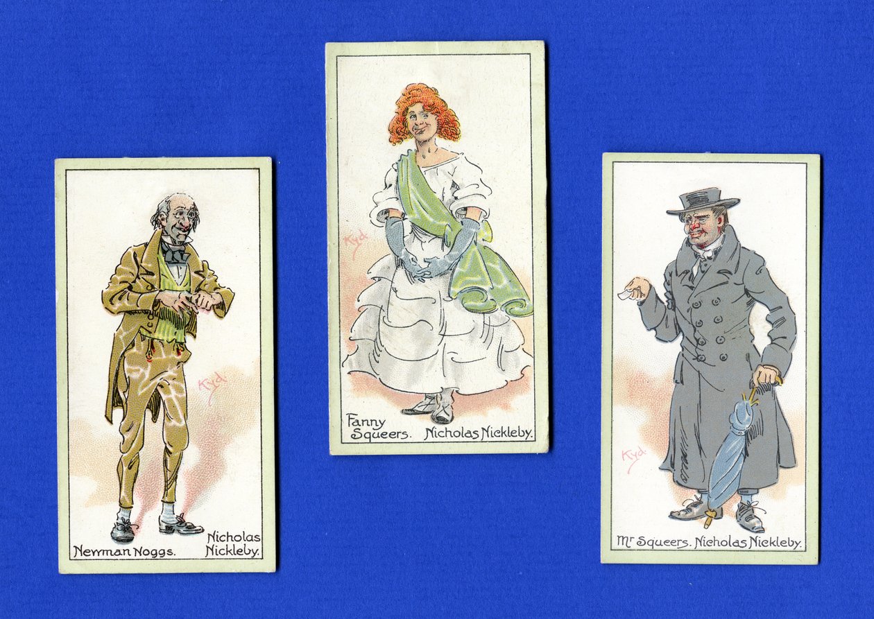 Karakterer fra 'Nicholas Nickleby' av Charles Dickens, 1923 av Joseph Clayton Clarke