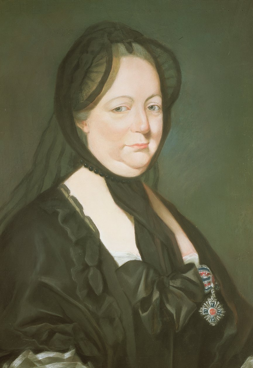 Maria Theresa, keiserinne av Østerrike, i sorg av Joseph Ducreux