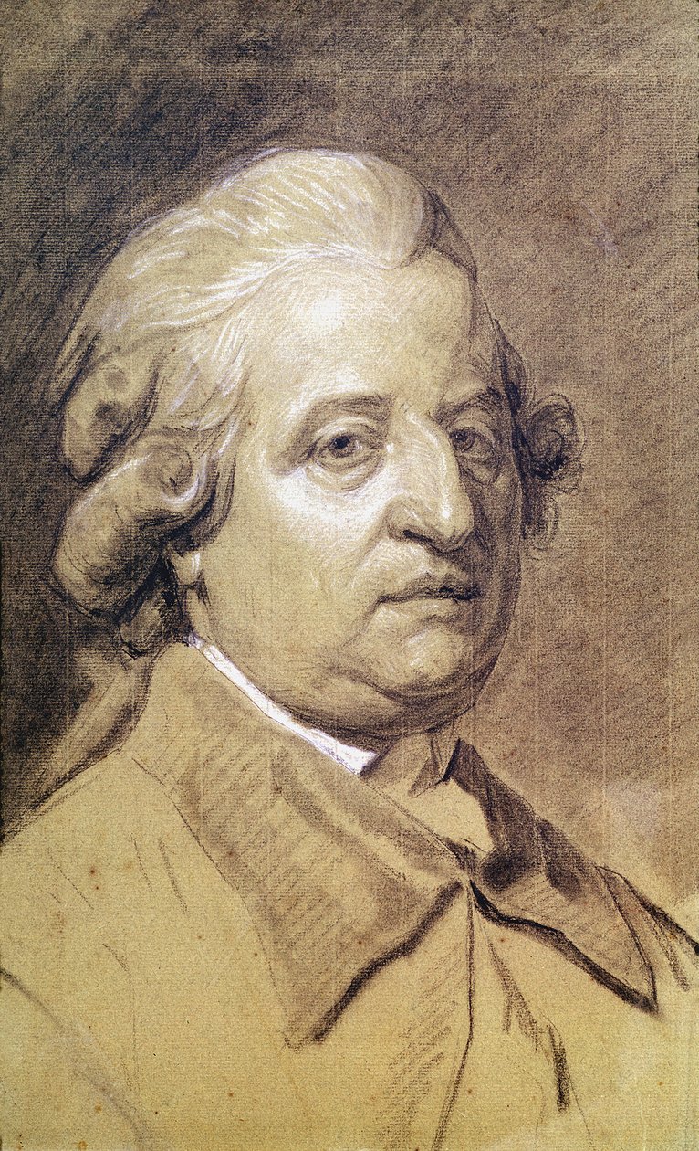 Portrett av Louis XVI (1754-93) konge av Frankrike, ved tempelet (kritt og kull på papir) av Joseph Ducreux