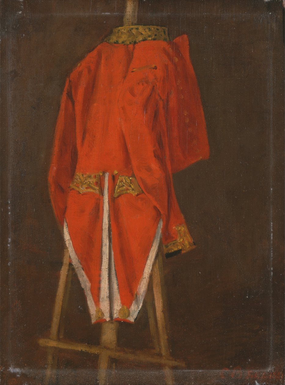 Studie av en pels som tilhører John, 11. jarl av Westmorland av Joseph Edgar Boehm
