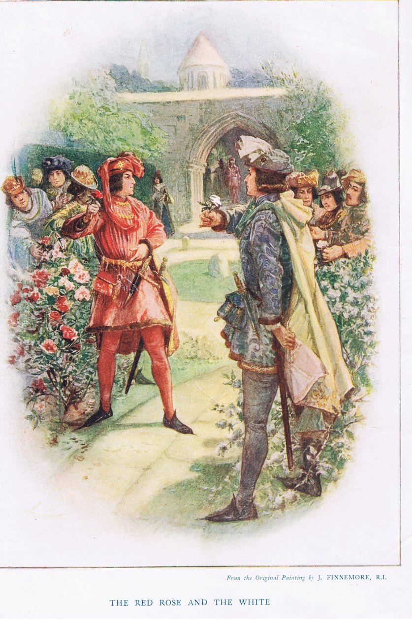 The Red Rose and the White, illustrasjon fra 