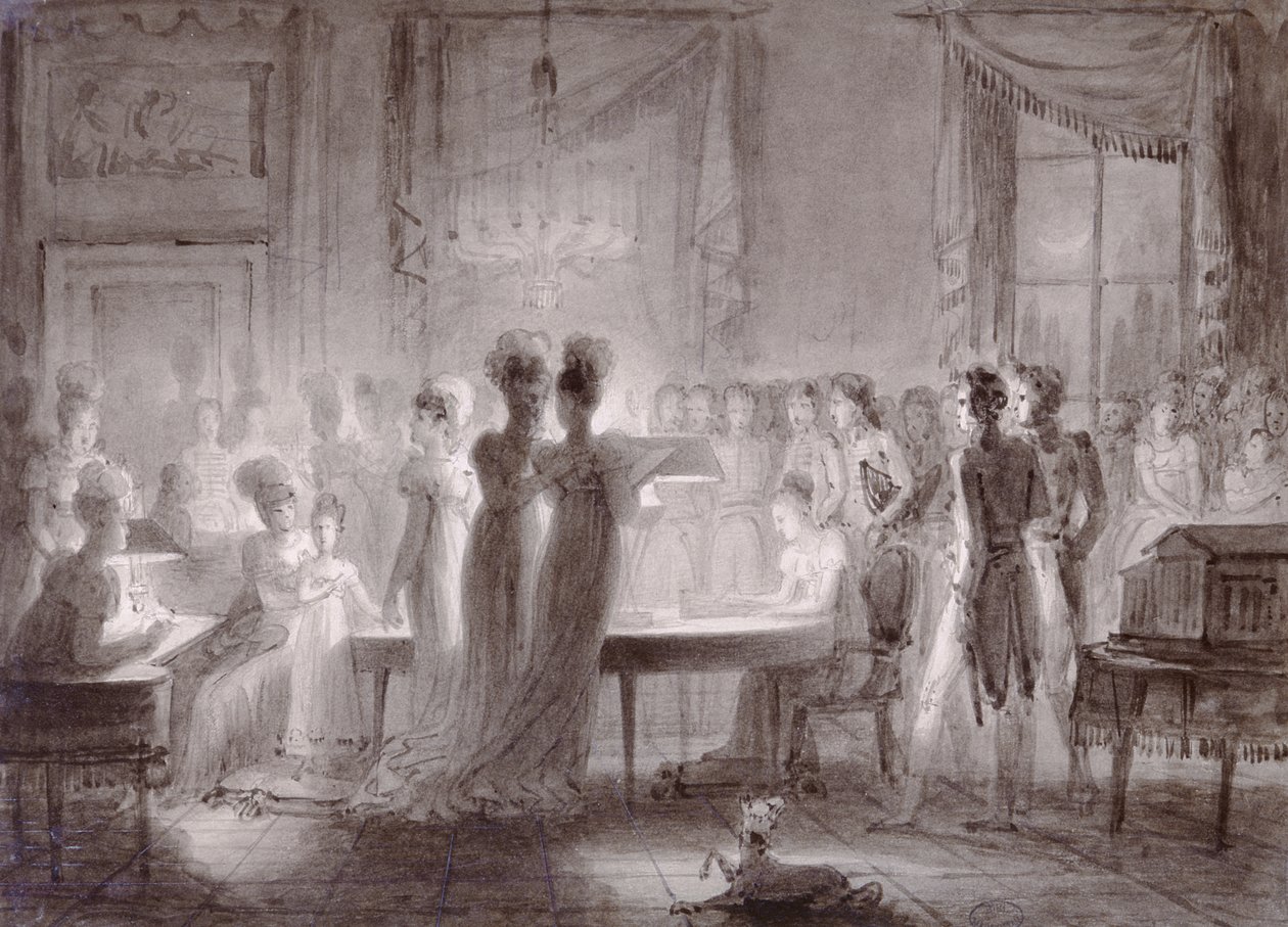 Sala Meridiana ved Pitti-palasset, 1813 av Joseph Franque