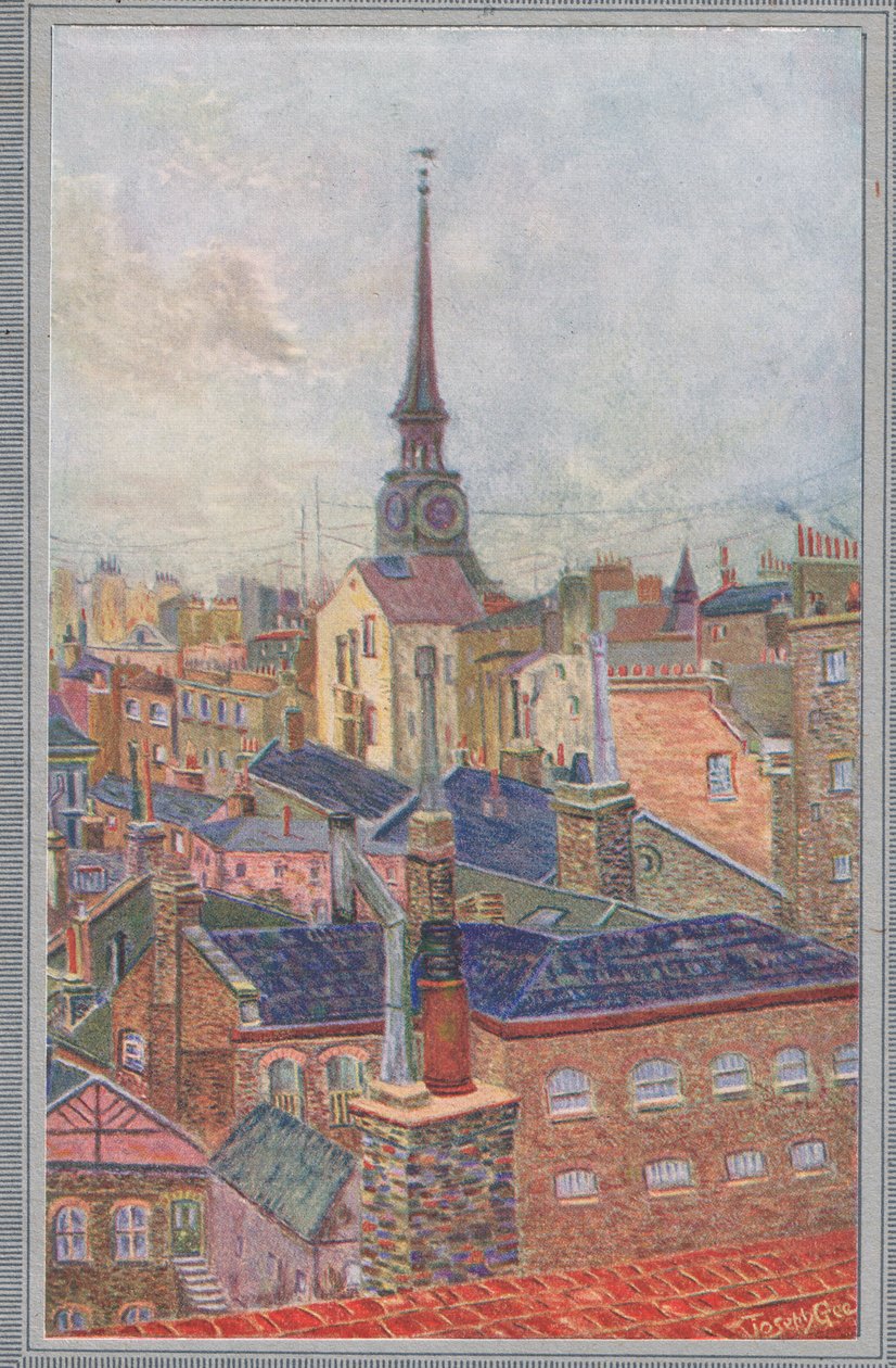 Fra mitt vindu, fra Allies in Art utgitt ca. 1925 av Joseph Gee