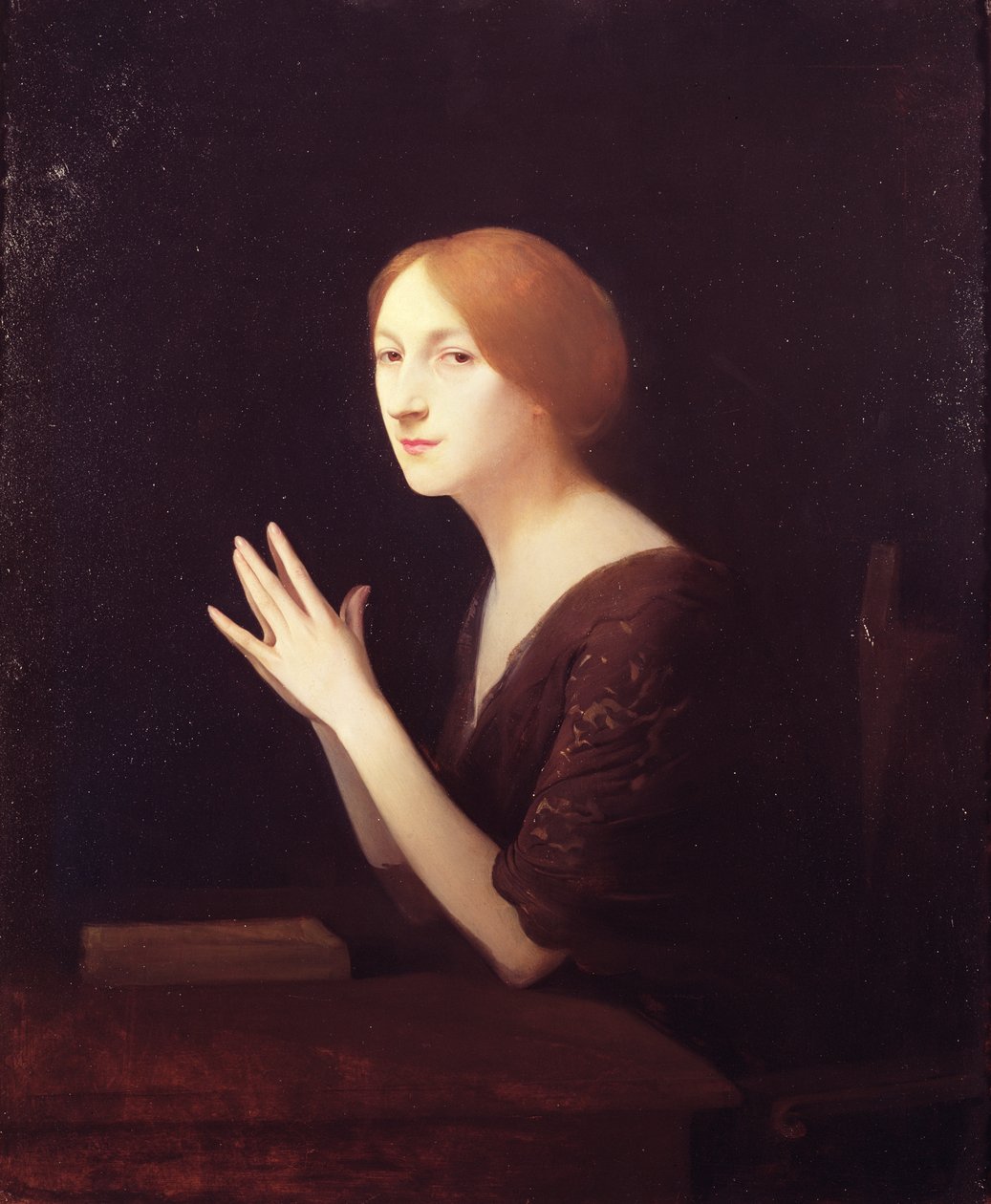 Portrett av Marguerite Moreno (1871-1948) før 1899 av Joseph Granie