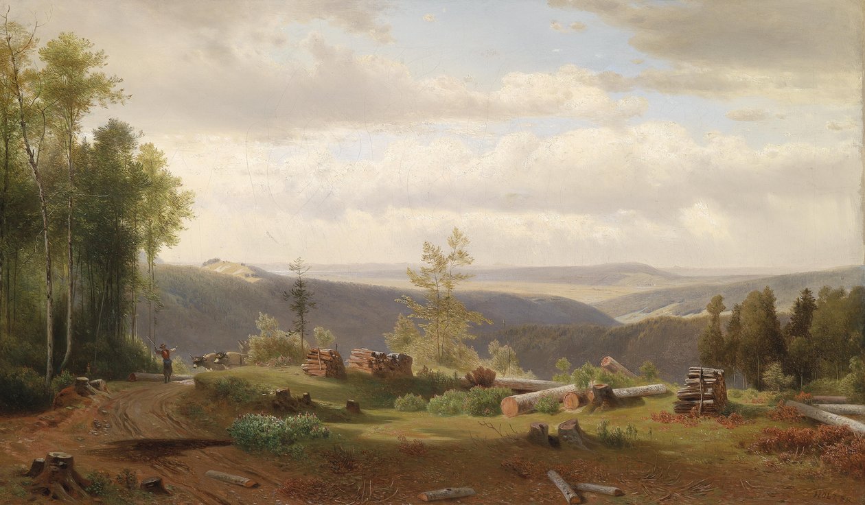 Motiv fra Wien -skogen av Joseph Holzer