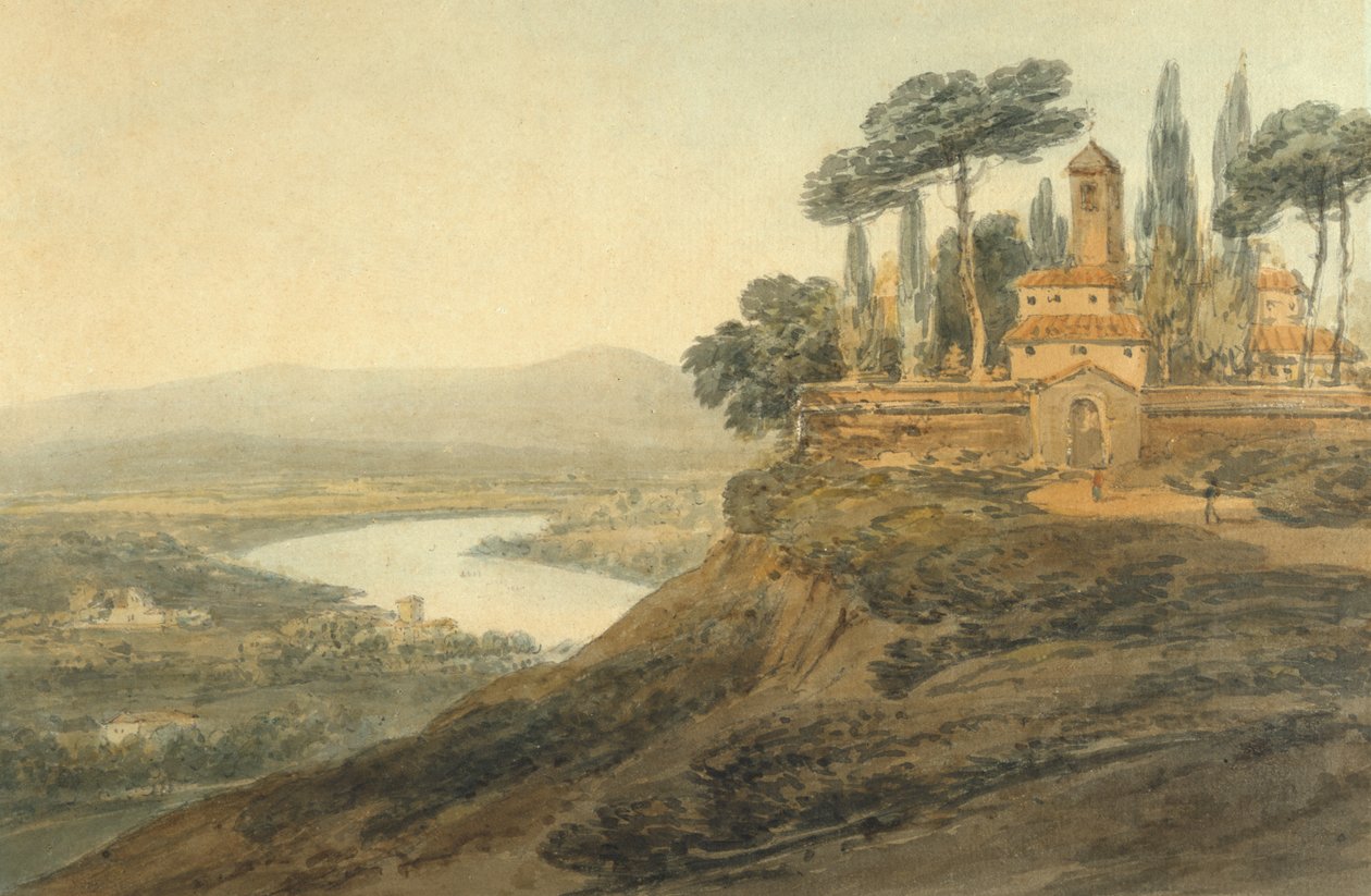 En italiensk villa av Joseph Mallord William Turner