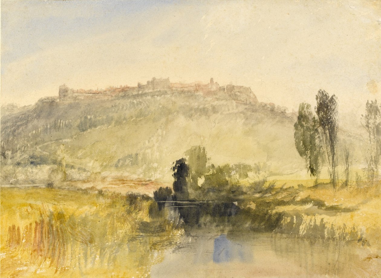 Carisbrooke Castle, Isle of Wight, ca. 1826 av Joseph Mallord William Turner