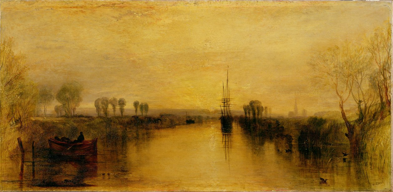 Chichester Canal, ca. 1829 av Joseph Mallord William Turner