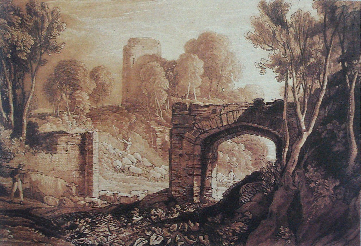 East Gate Winchelsea av Joseph Mallord William Turner