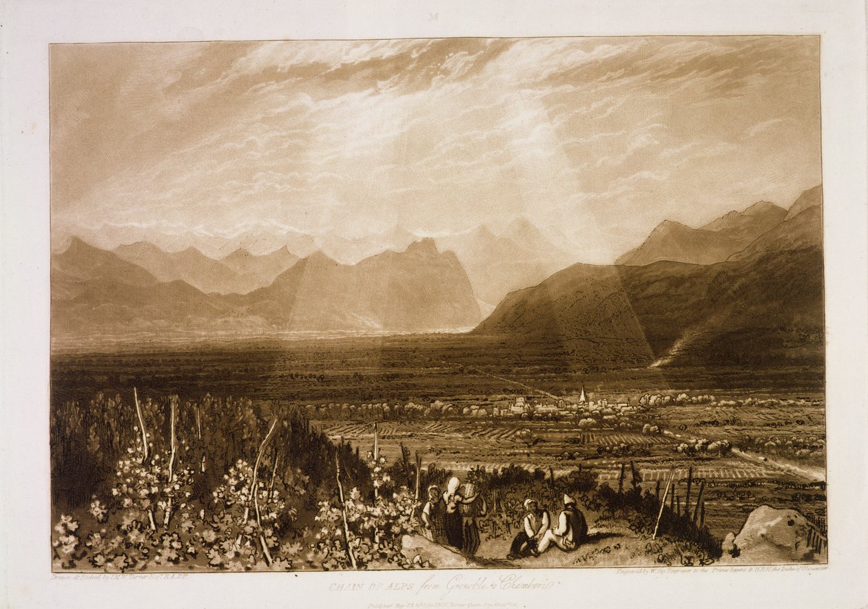 F.49.I Alpenkjede fra Grenoble til Chamberi, fra 