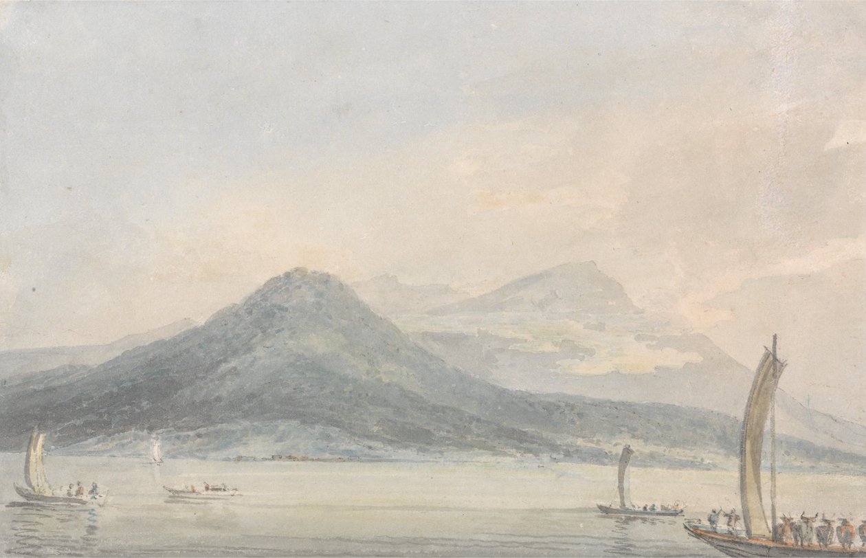 Fra Isola Borromena, Lago Maggiore av Joseph Mallord William Turner