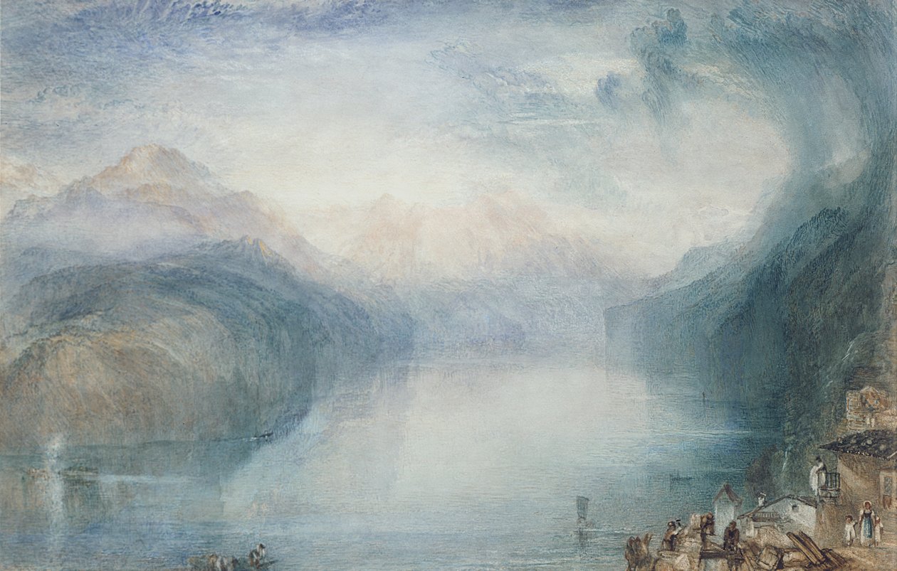 Vierwaldstättersee: Uri-bukten av Joseph Mallord William Turner