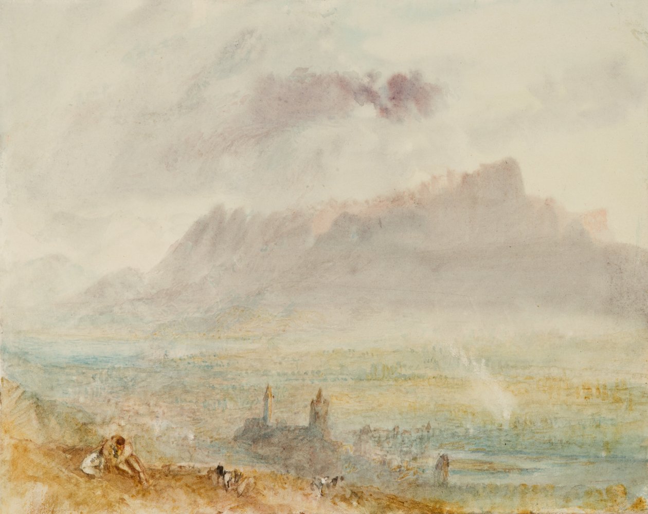 Thunsjøen, ca. 1838 av Joseph Mallord William Turner