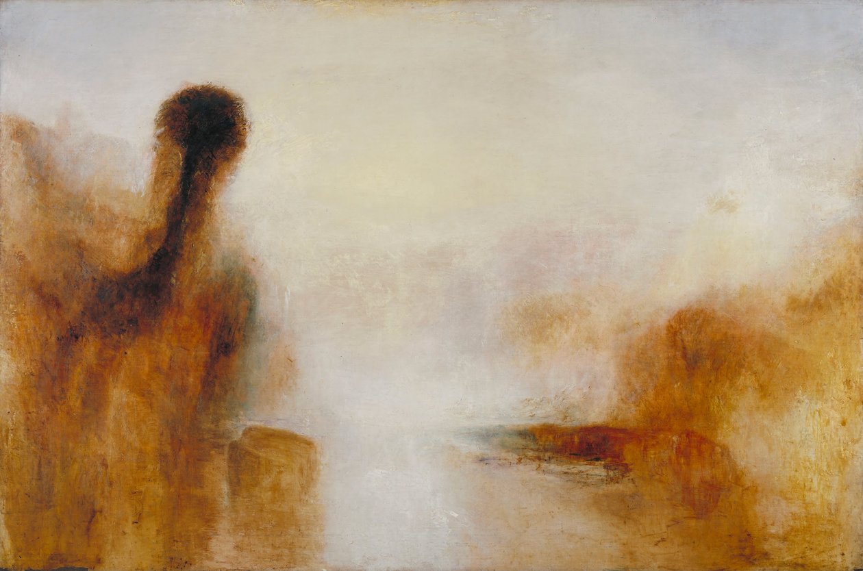 Landskap med vann av Joseph Mallord William Turner