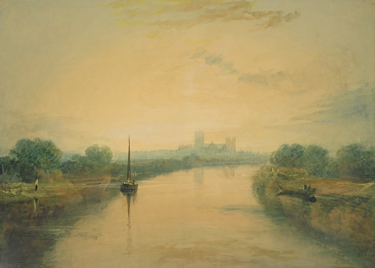 Ved elven Ouse av Joseph Mallord William Turner