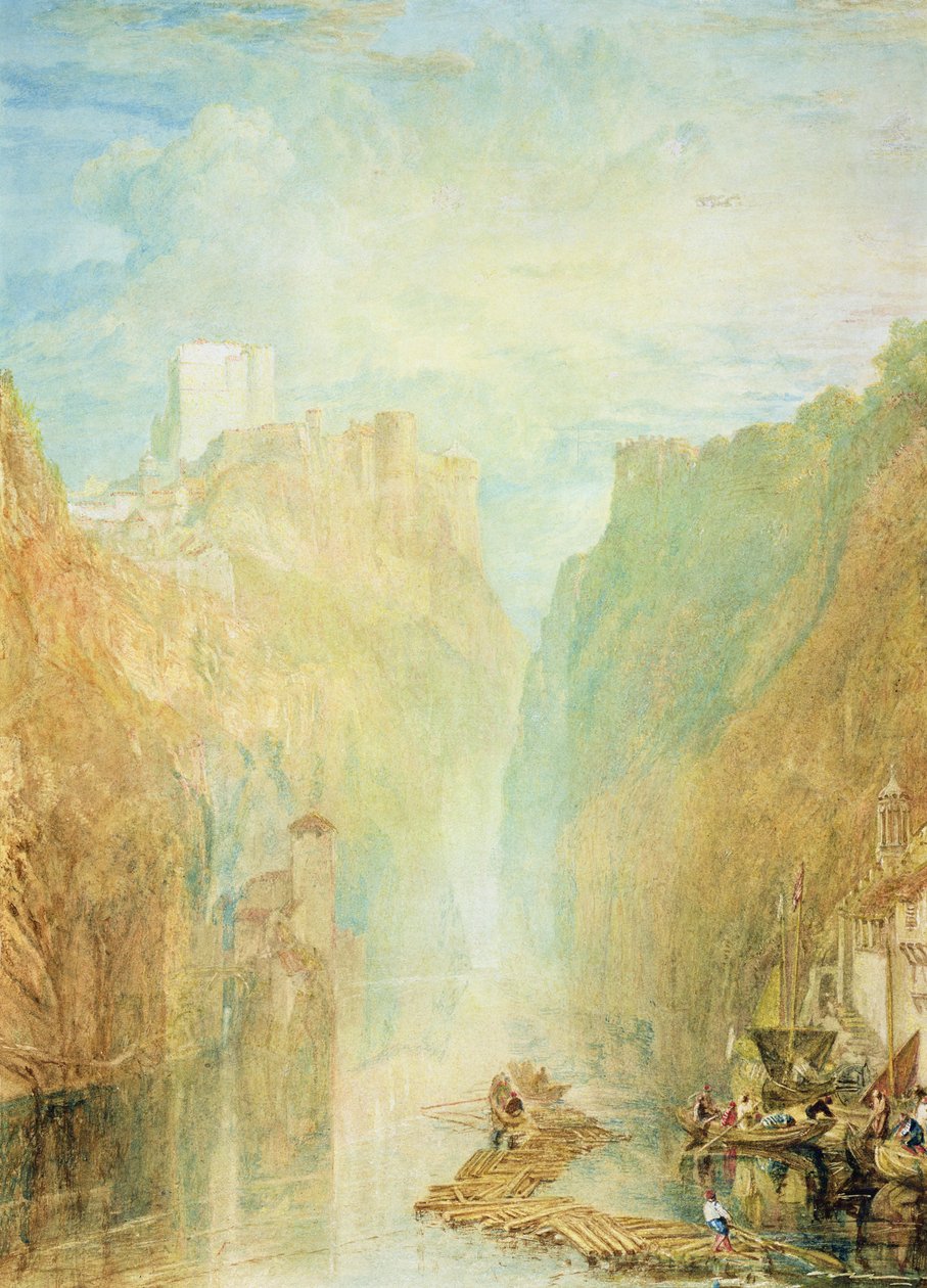 På den øvre Rhinen, ca. 1820 av Joseph Mallord William Turner