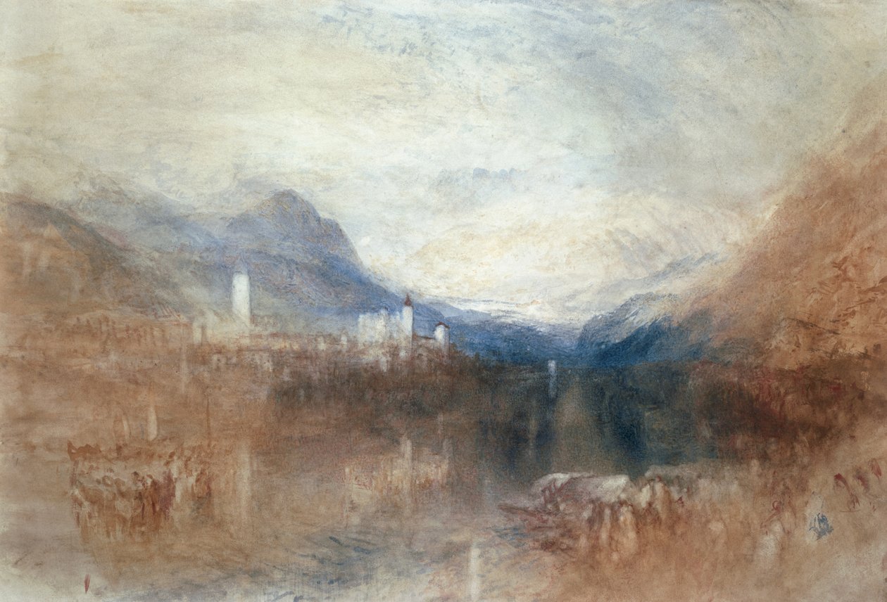 Pallanza, Lago Maggiore av Joseph Mallord William Turner